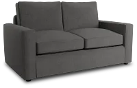 Siesta Peyton Gray Fabric Memory Foam Sleeper