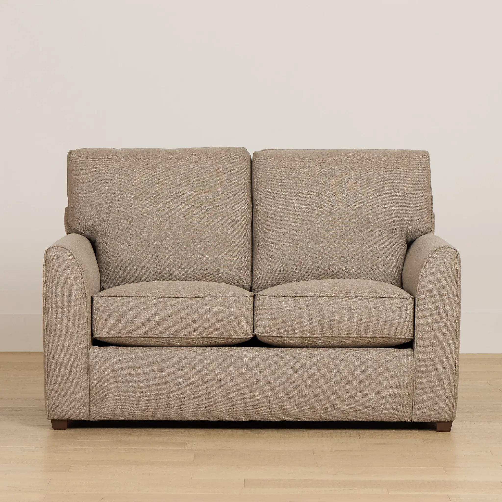 Tate Brown Fabric Loveseat Tate Brown Fabric Loveseat