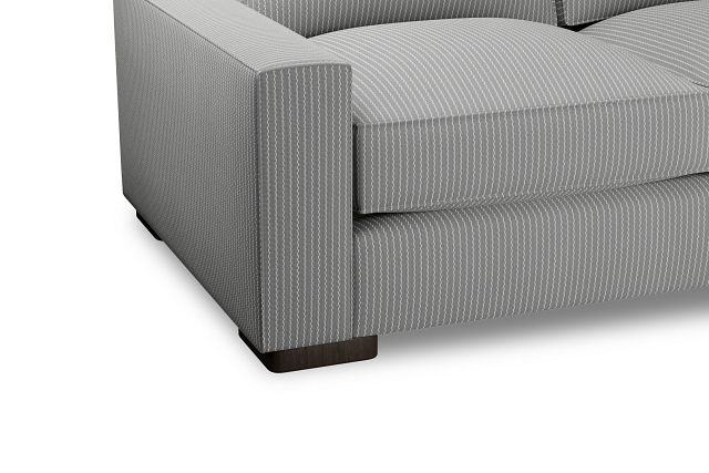 Edgewater Lucy Light Gray Small Two-arm Sectional