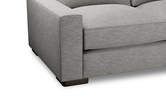 Edgewater Victory Gray Small Two-arm Sectional