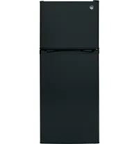 Ge 12 Series Black Top Freezer Refrigerator
