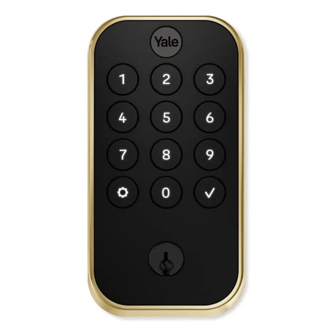 Yale Pro 2 Pushbutton Direct Wifi Brass Keypad Door Lock Yale Pro 2 Pushbutton Direct Wifi Brass Keypad Door Lock