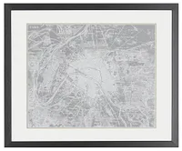 Atlas Gray Framed Wall Art