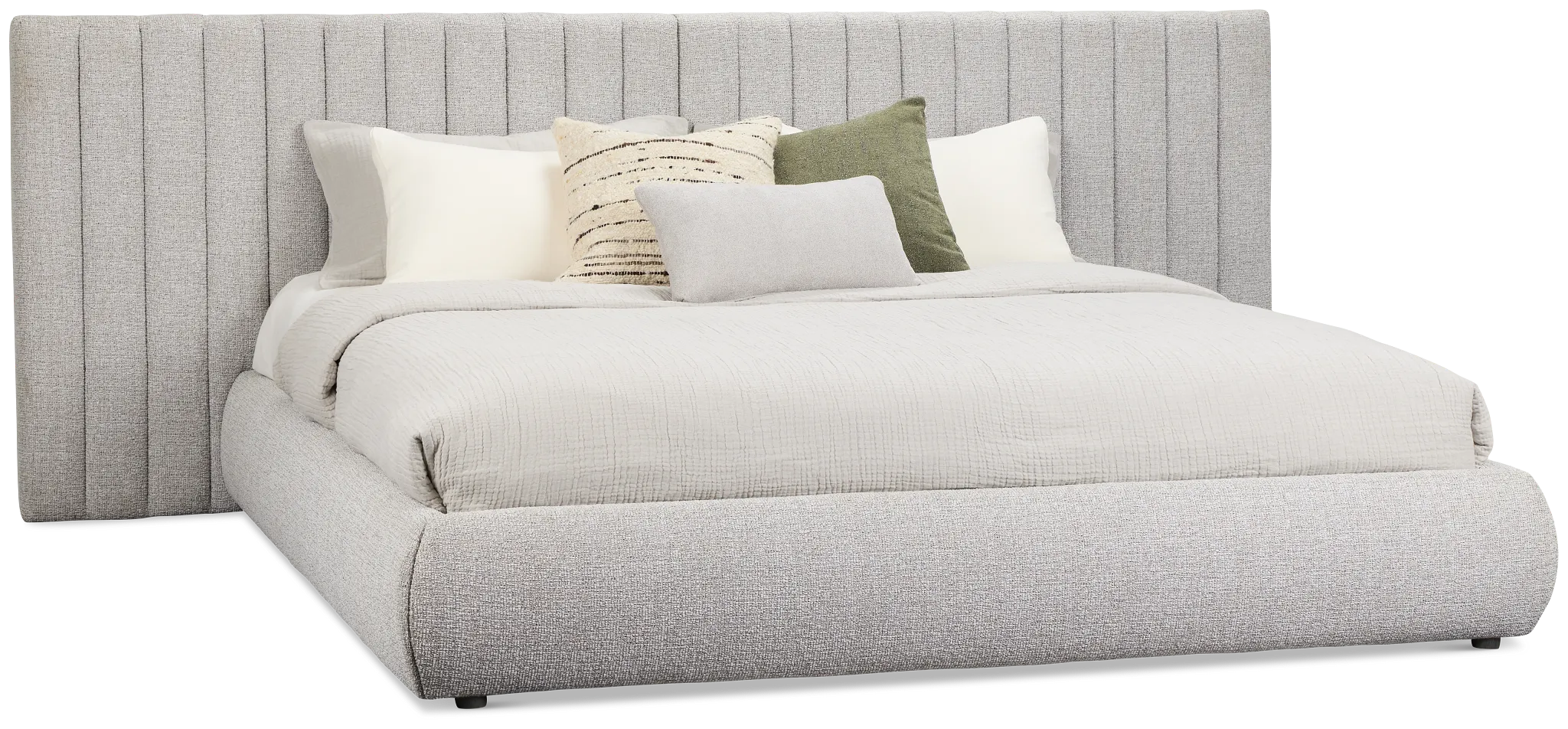 Nomad Gray Uph Spread Bed