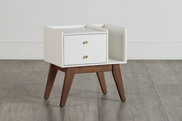 Ventura White Nightstand