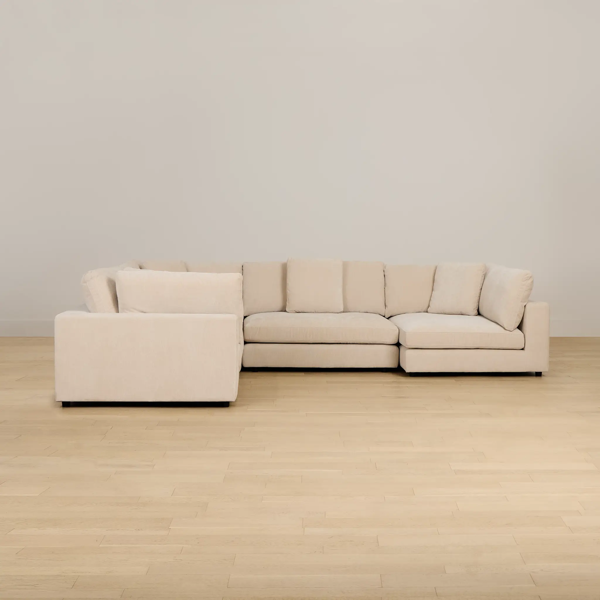 Lounge Light Beige Fabric Medium Right Chaise Sectional Lounge Light Beige Fabric Medium Right Chaise Sectional