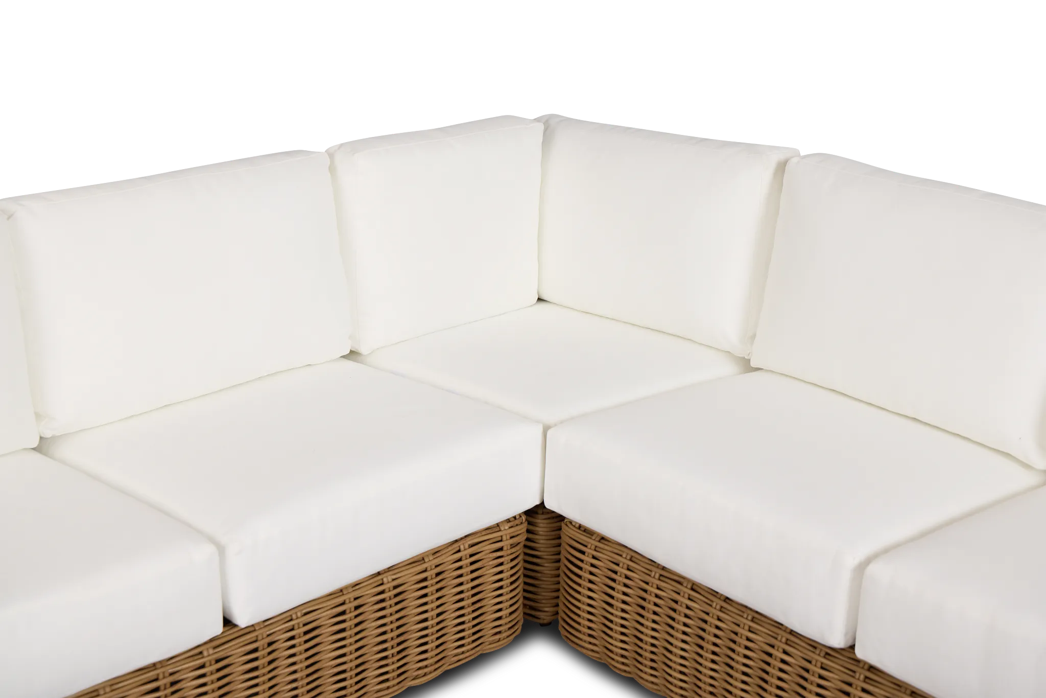 Mallorca Brown White Small Two-arm Sectional