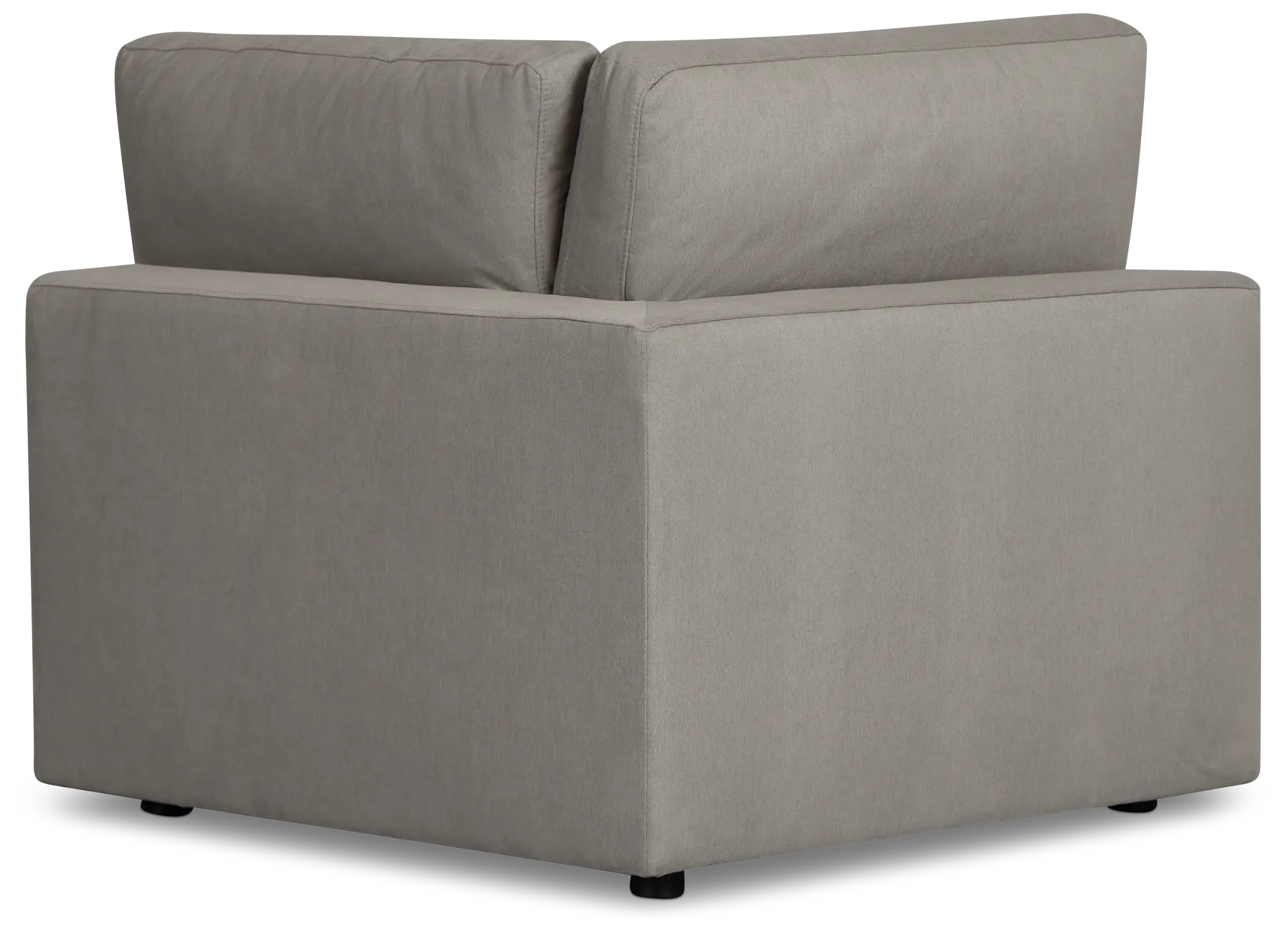 Grant Light Gray Fabric Corner Chair Grant Light Gray Fabric Corner Chair