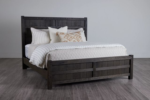 Salt Lake Dark Tone Panel Bed