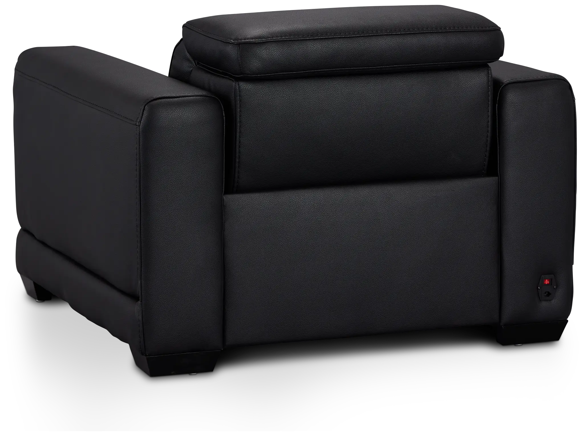 Lombardy Black Micro Power Recliner Lombardy Black Micro Power Recliner