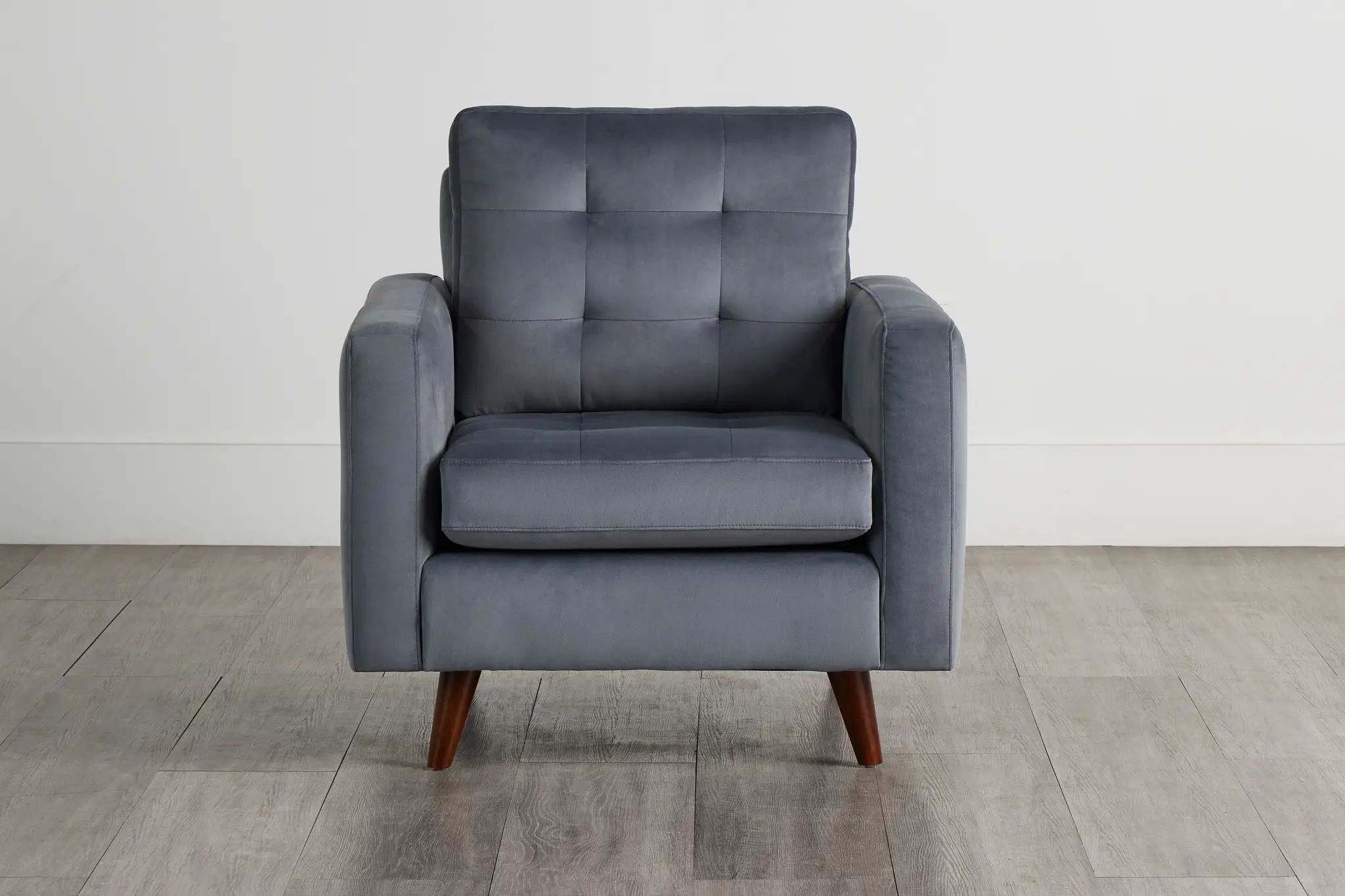Mila Gray Velvet Chair Mila Gray Velvet Chair