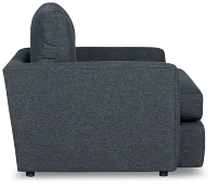 Noah Dark Blue Fabric Chair