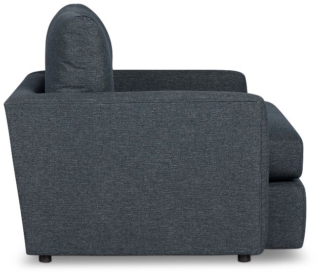 Noah Dark Blue Fabric Chair