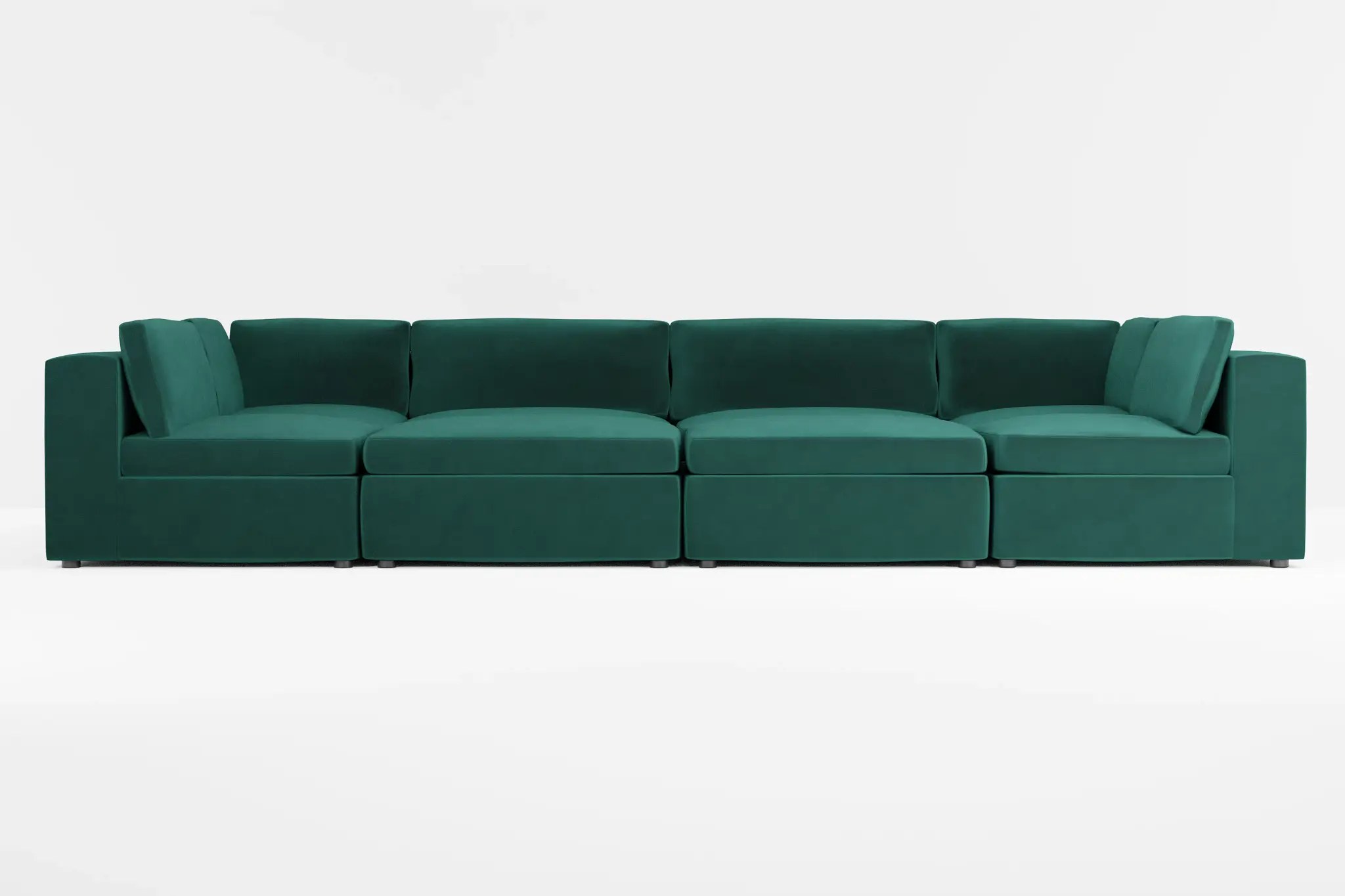 Destin Joya Green Velvet 8-piece Pit Sectional Destin Joya Green Velvet 8-piece Pit Sectional