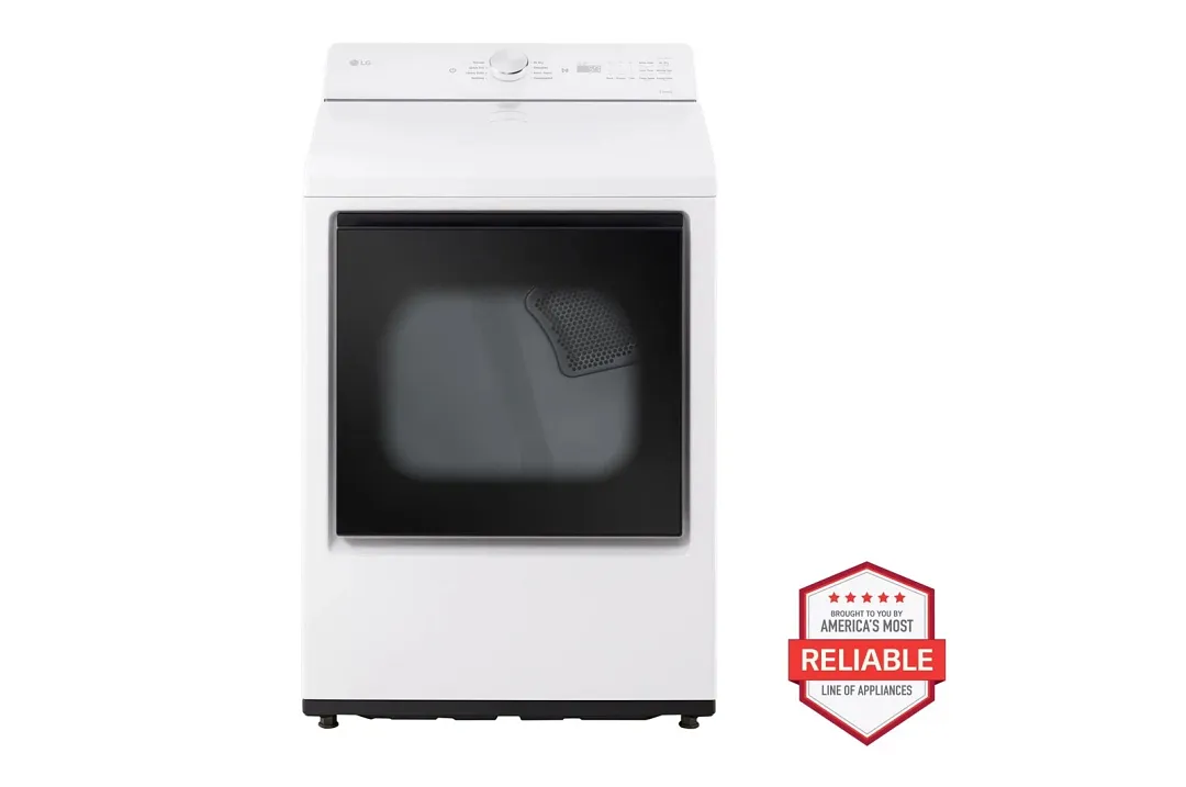 Lg 8200 Series White Front Load Electric Dryer