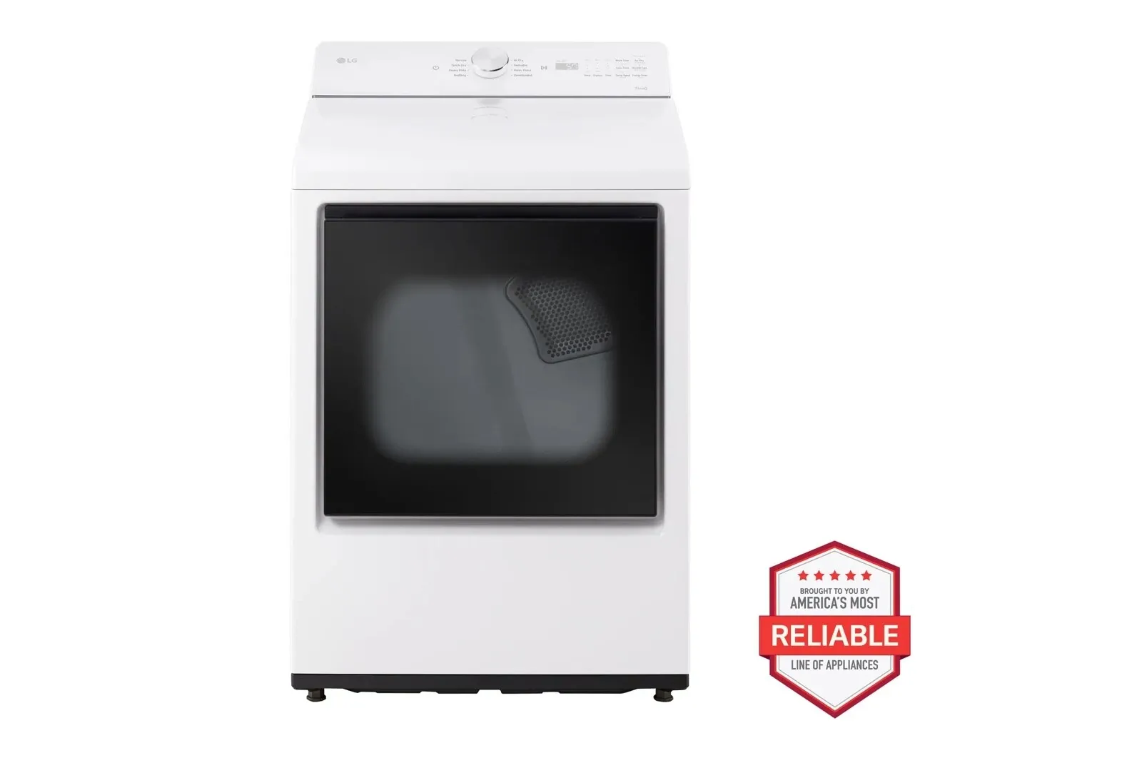 Lg 8200 Series White Front Load Electric Dryer