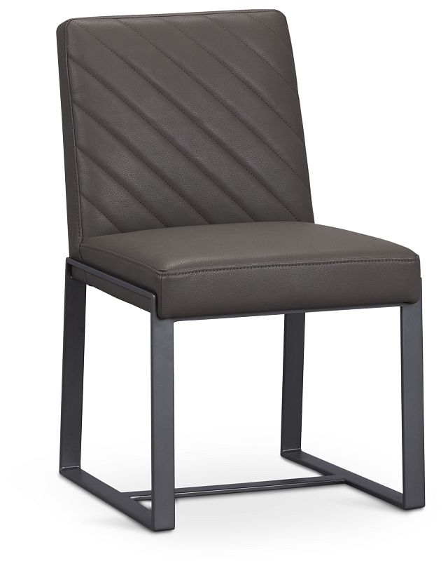 Harlem Gray Upholstered Side Chair