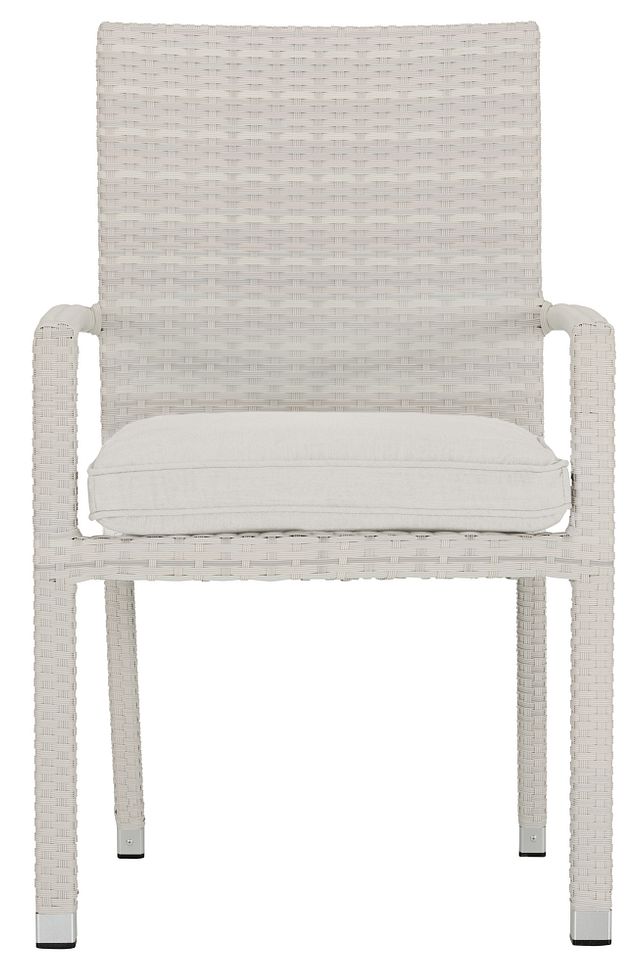 Bahia White Arm Chair