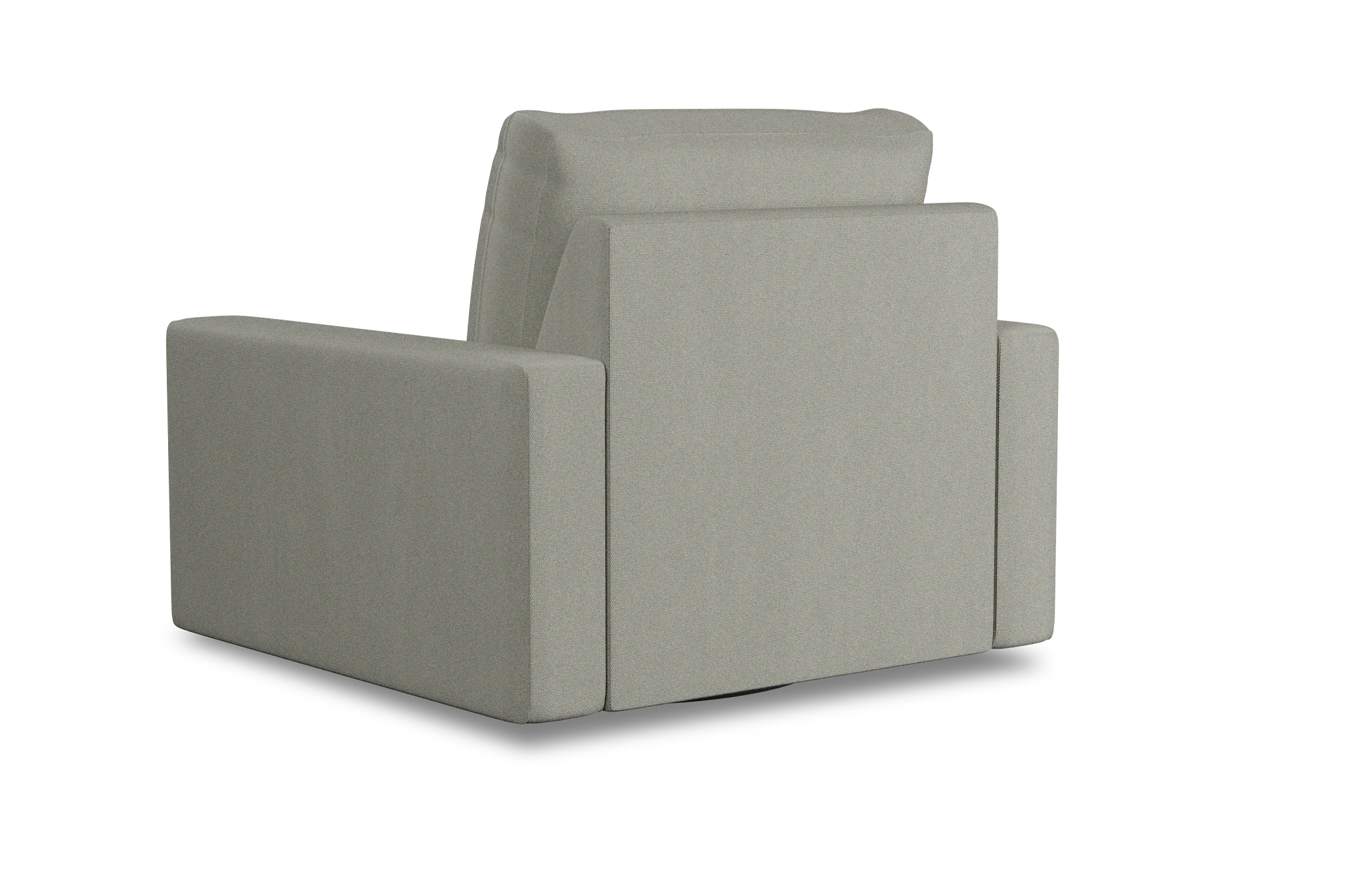 Edgewater Delray Pewter Swivel Chair