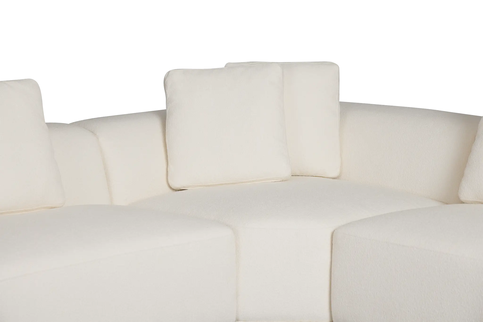 Catalina White Fabric Large Left Chaise Sectional Catalina White Fabric Large Left Chaise Sectional