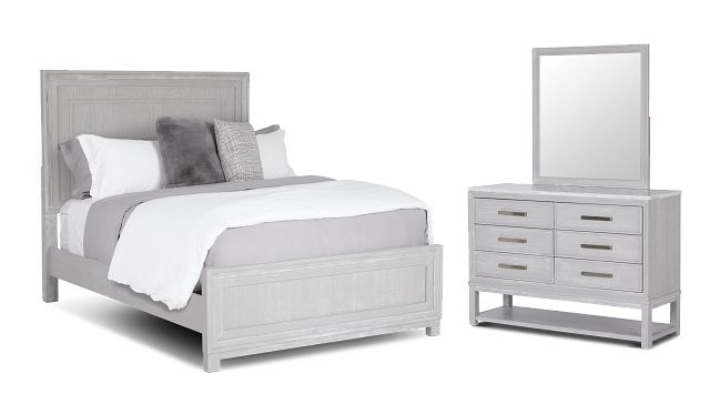 Mckinney Gray Panel Bedroom