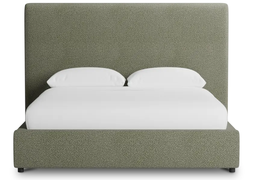 Grayton Sutton Green 54" Upholstered Platform Bed Grayton Sutton Green 54" Upholstered Platform Bed