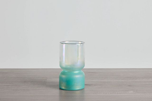 Kira Teal Small Vase
