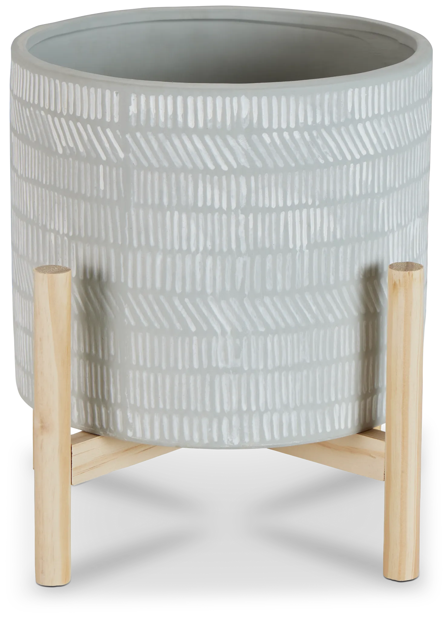 Raine Beige Medium Planter