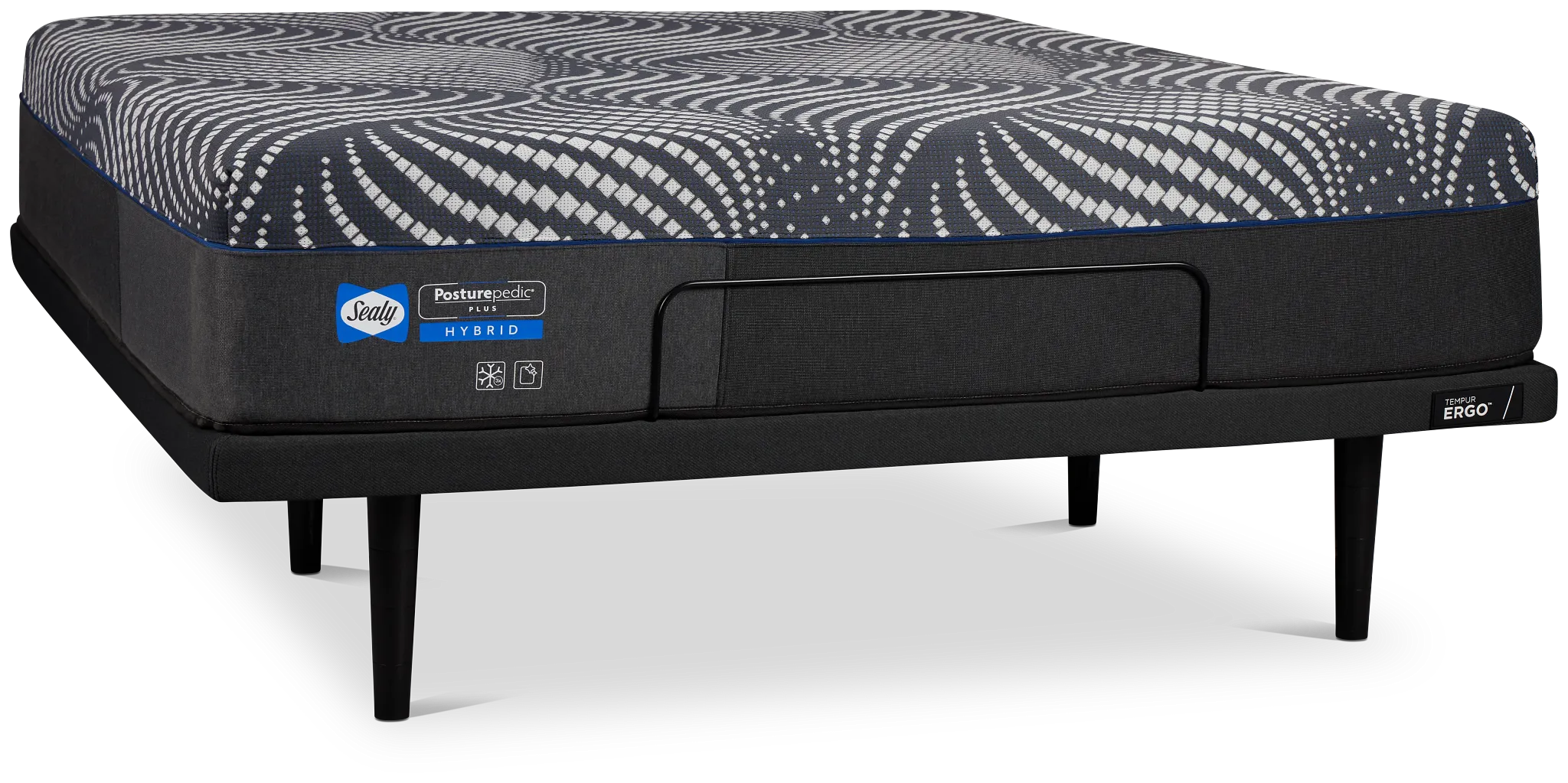 Sealy Posturepedic Plus High Point 14" Soft Ergo 3.0 Adjustable Mattress Set