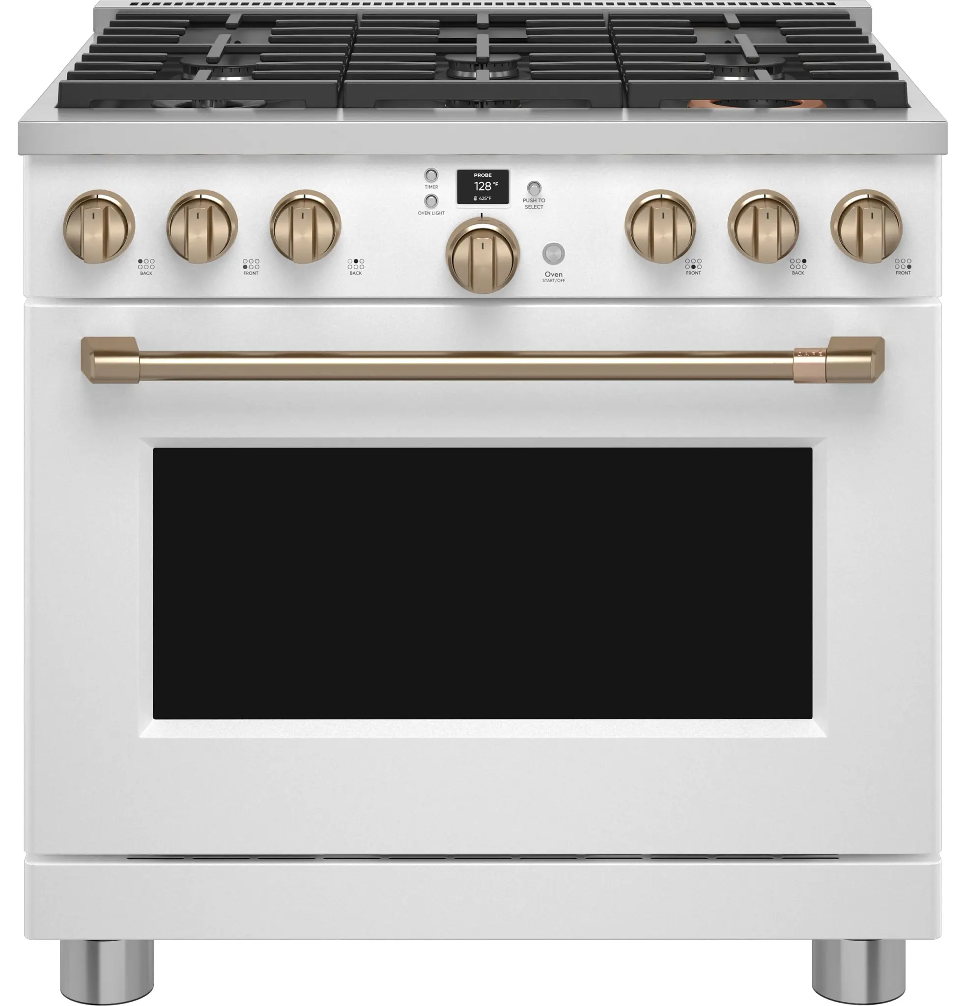 Cafe 366 Series White 36" Dual Fuel Range Cafe 366 Series White 36" Dual Fuel Range
