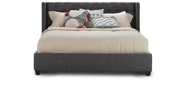 Chatham Dark Gray Low Platform Bed