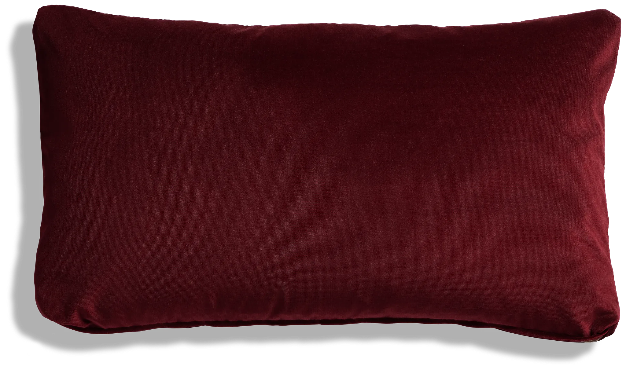 Lauran Red Lumbar Accent Pillow