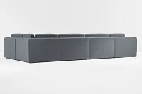 Destin Joya Gray Velvet 8-piece Pit Sectional