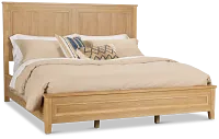 Nantucket Light Tone Panel Bed