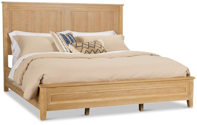 Nantucket Light Tone Panel Bed