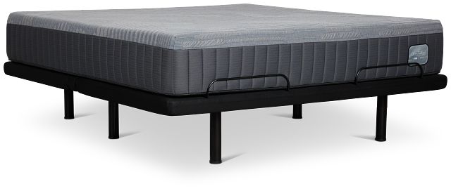 Kevin Charles By Sealy Hybrid Plush Plus Adjustable Mattress Set
