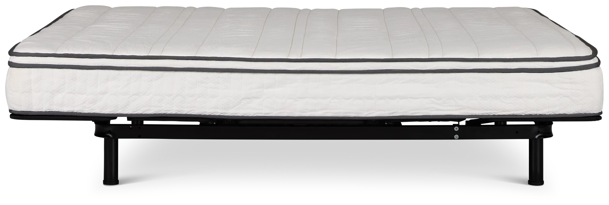 Rest & Renew By Zinus 8" Hybrid Slat Adjustable Mattress Set