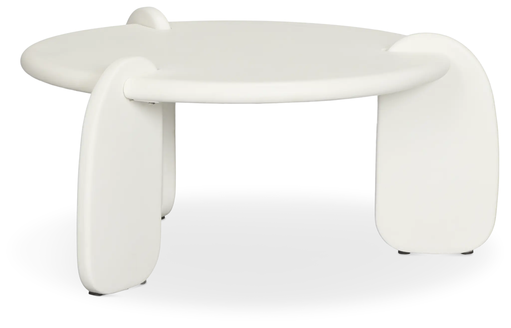 Layla White Round Coffee Table Layla White Round Coffee Table