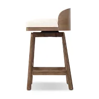 Four Hands Cloris Mid Tone 24" Swivel Barstool