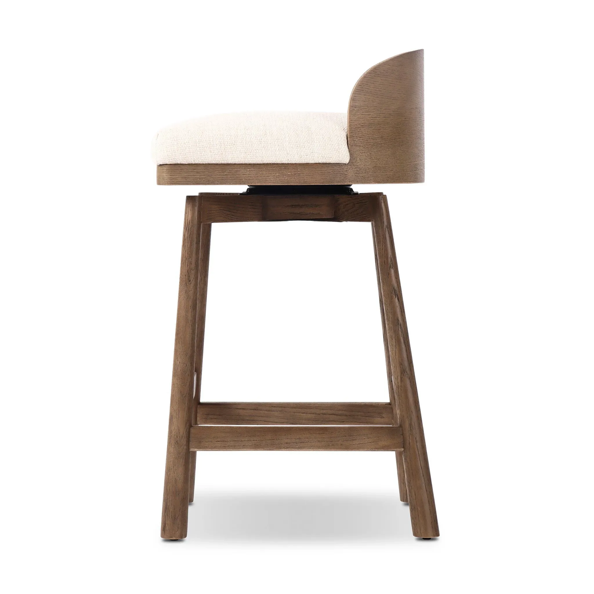 Four Hands Cloris Mid Tone 24" Swivel Barstool