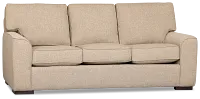 Sinclair Brown Fabric Memory Foam Sleeper
