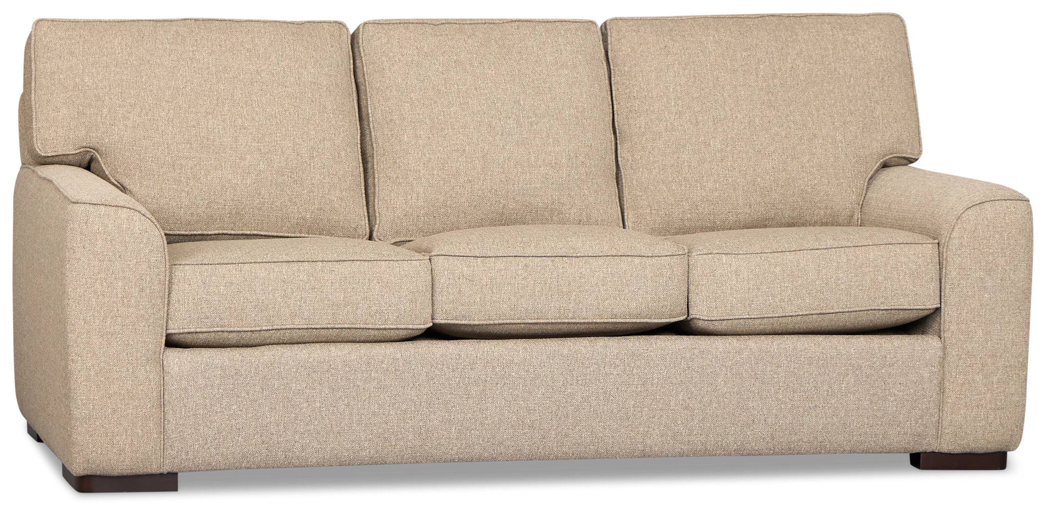 Sinclair Brown Fabric Memory Foam Sleeper