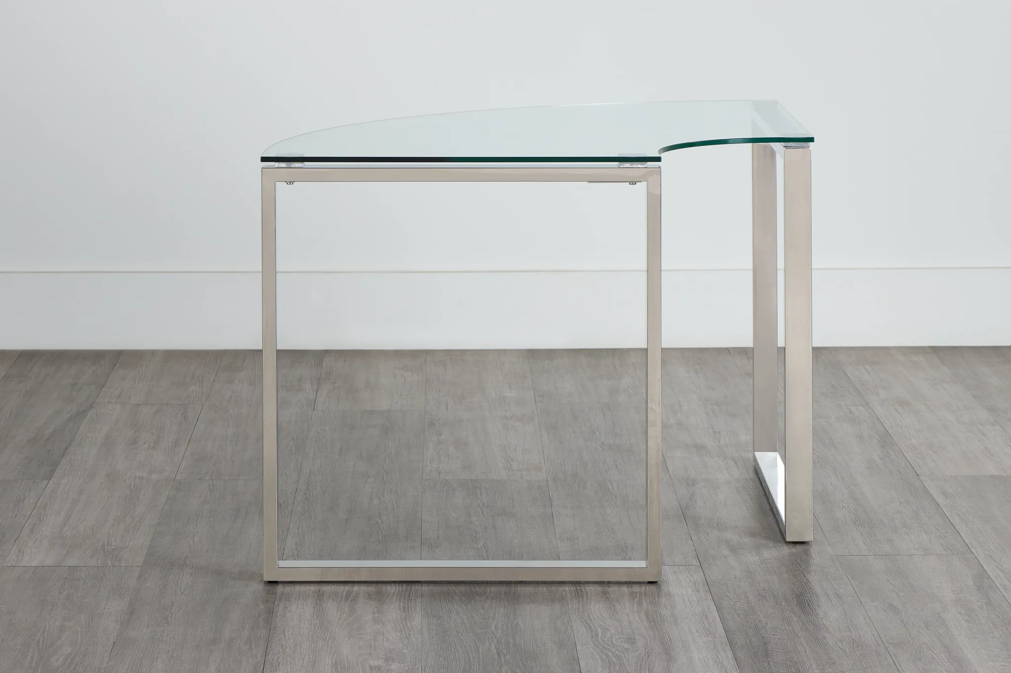 Olympia 40" Glass Corner Desk