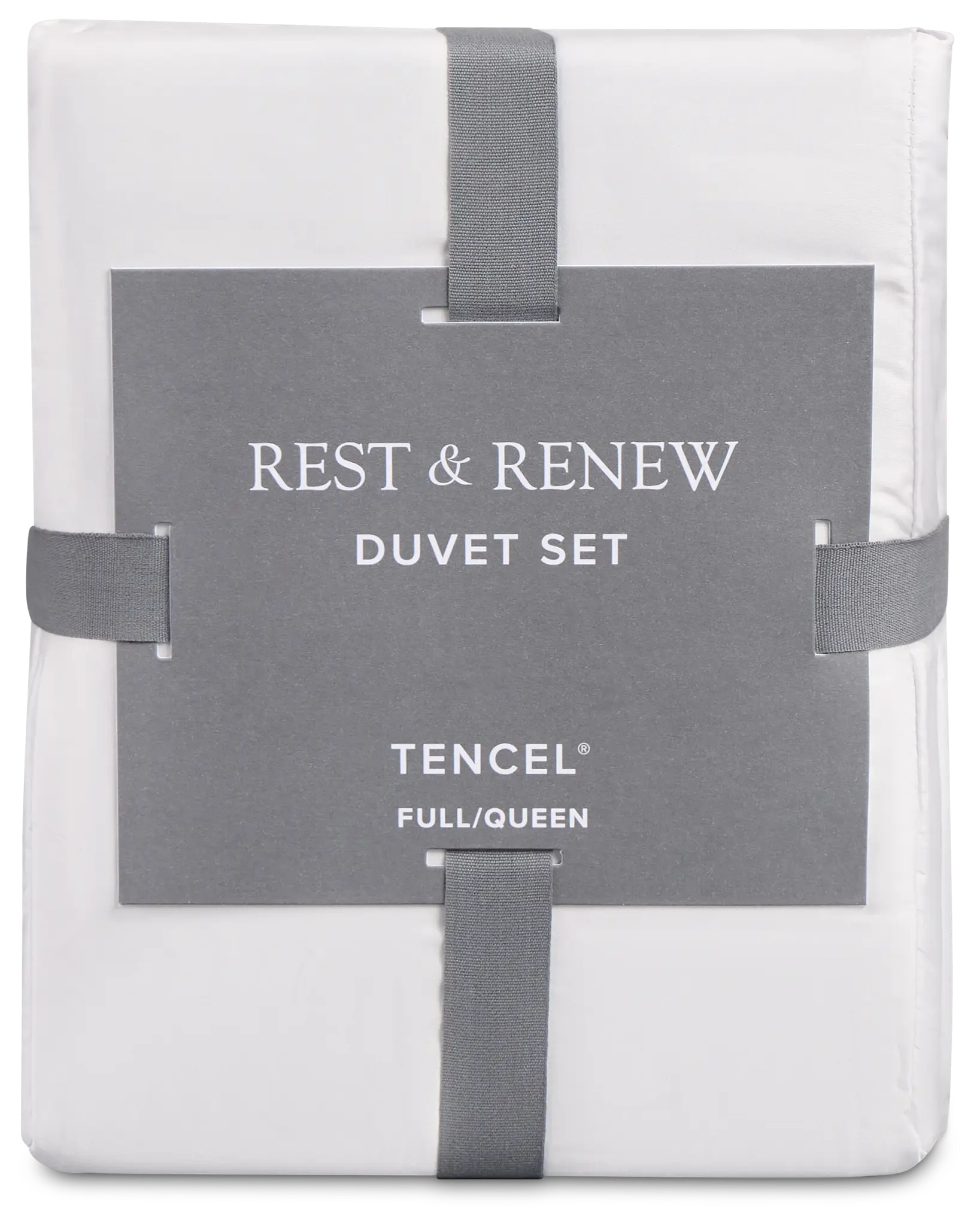 Rest & Renew Tencel White 300 Thread Duvet Set Rest & Renew Tencel White 300 Thread Duvet Set