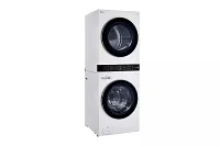 Lg 100 Series White Electric Laundry Center
