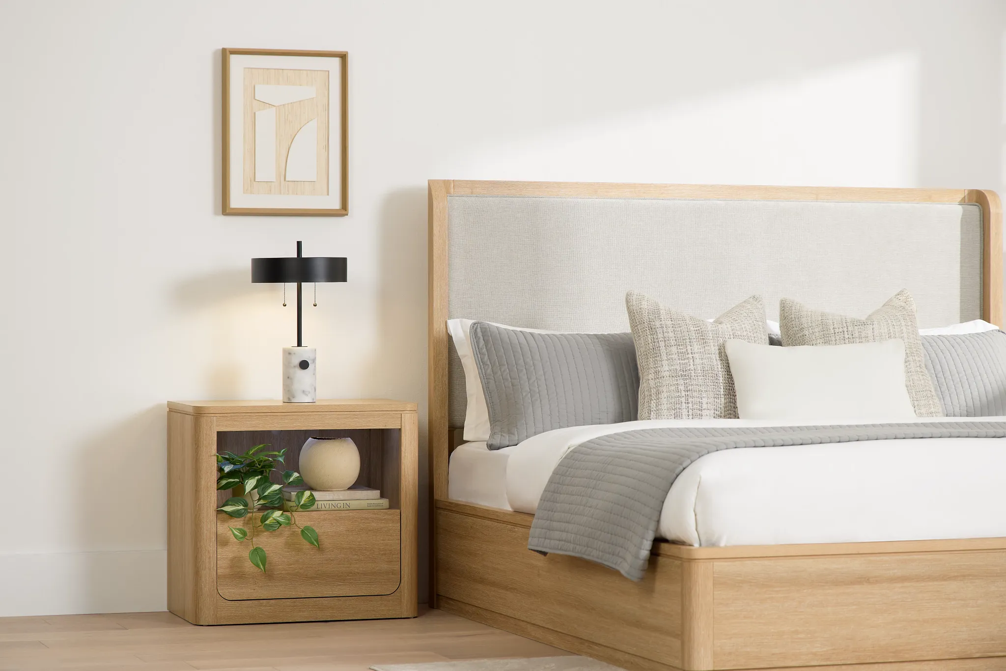 Emory Light Tone Nightstand