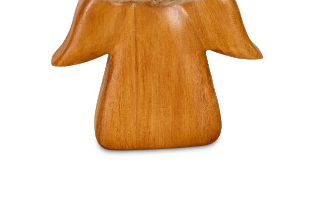 Angel Mid Tone Wood Sculpture
