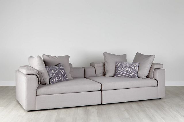 Merrick Gray Fabric Small Sofa (0)