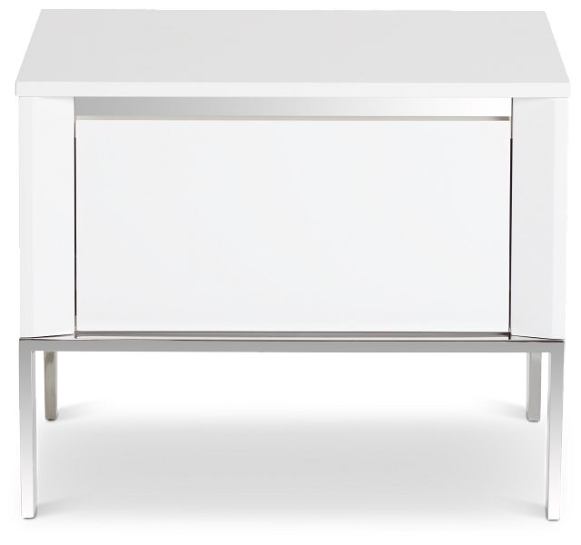 Vancouver White Square End Table (1)