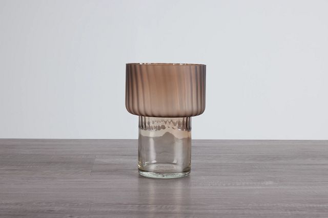 Elgin Brown Medium Vase